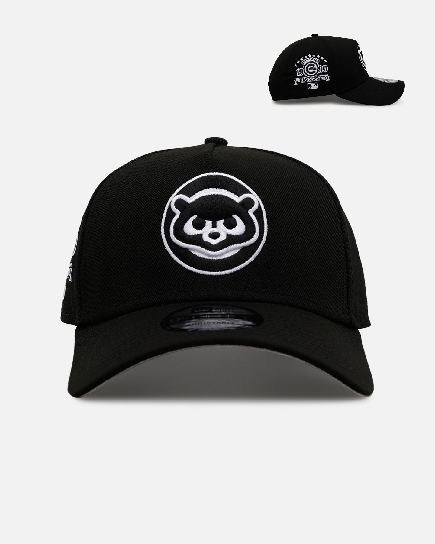 New Era Chicago Cubs 'Black And White' 9FORTY A-Frame Snapback Black/White