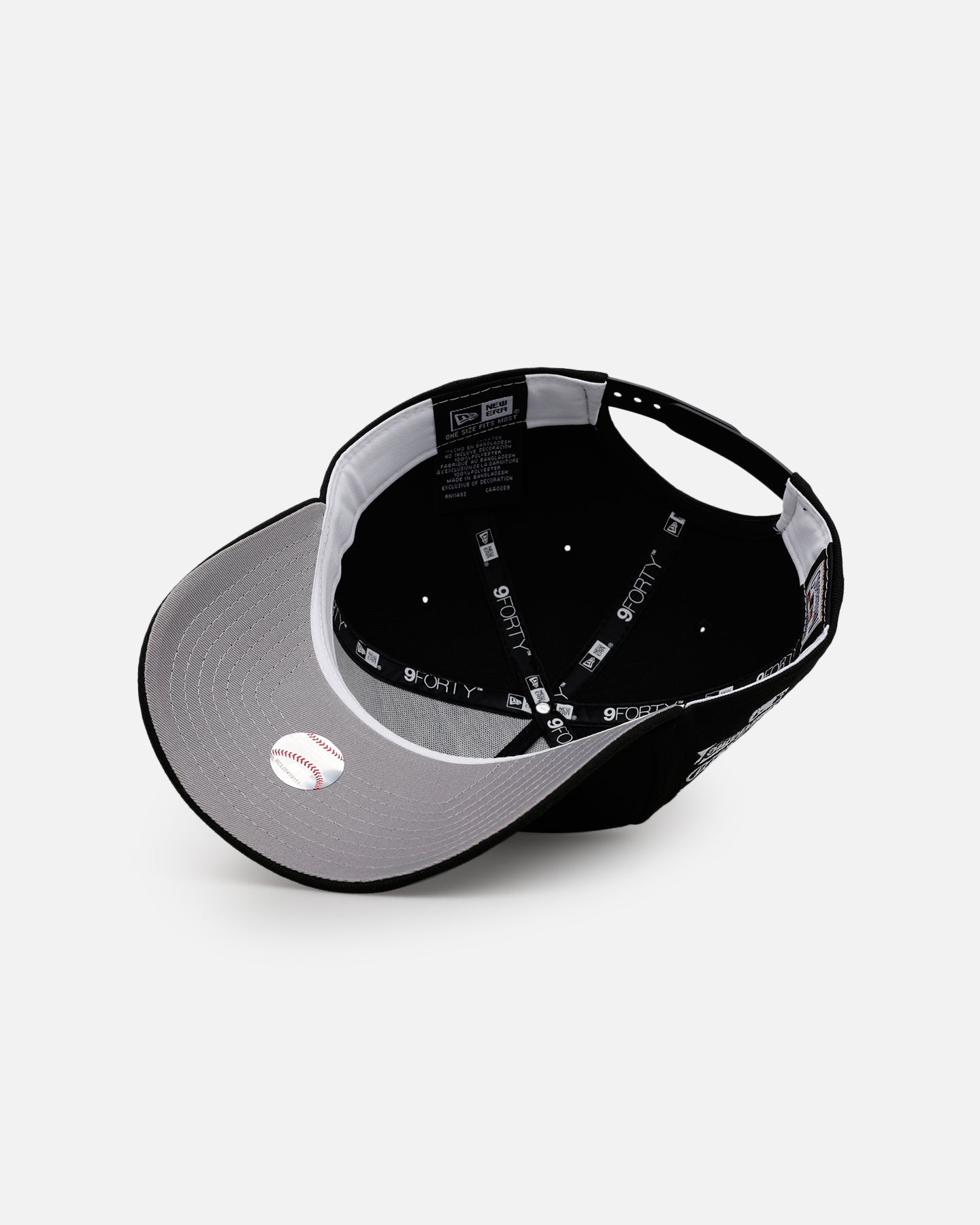 New Era Chicago Cubs 'Black And White' 9FORTY A-Frame Snapback Black/White