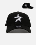 New Era Houston Astros 'Black And White' 9FORTY A-Frame Snapback Black/White