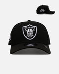 New Era Las Vegas Raiders 'Black And White' 9FORTY A-Frame Snapback Black/White