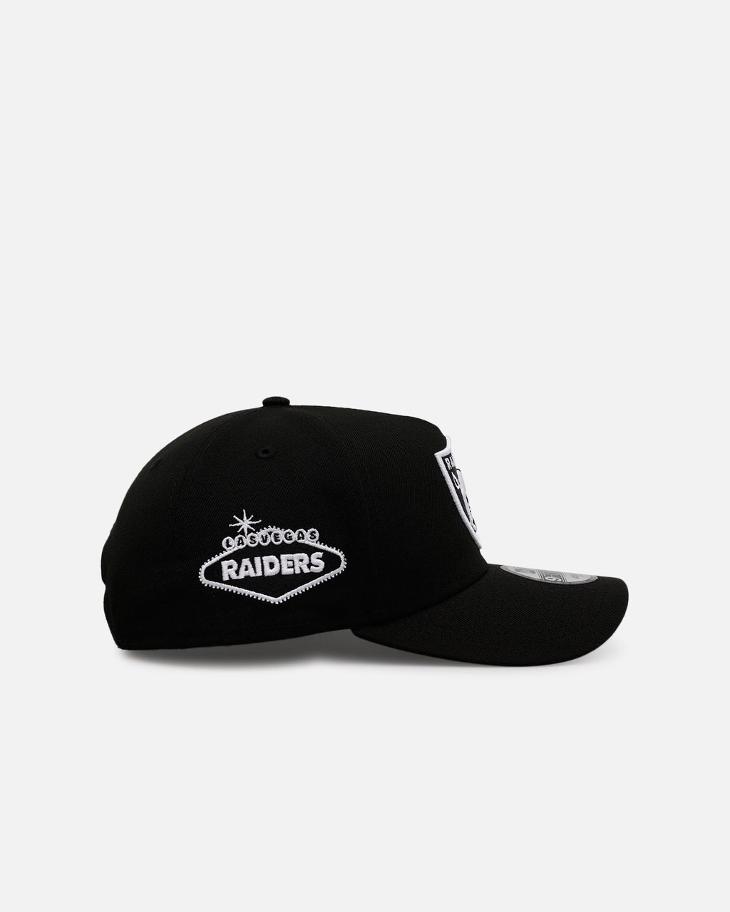 New Era Las Vegas Raiders 'Black And White' 9FORTY A-Frame Snapback Black/White