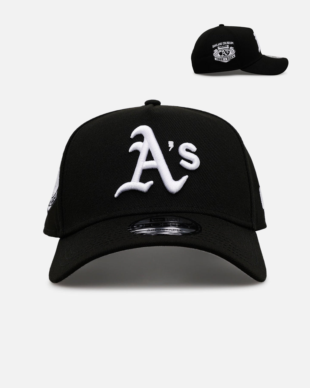 New Era Oakland Athletics 'Black And White' 9FORTY A-Frame Snapback Black/White