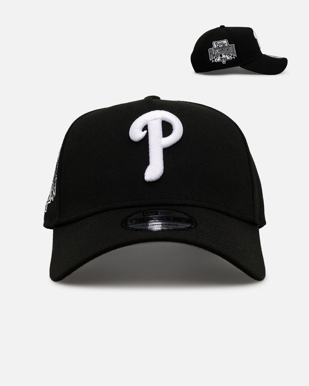 New Era Philadelphia Phillies 'Black And White' 9FORTY A-Frame Snapback Black/White