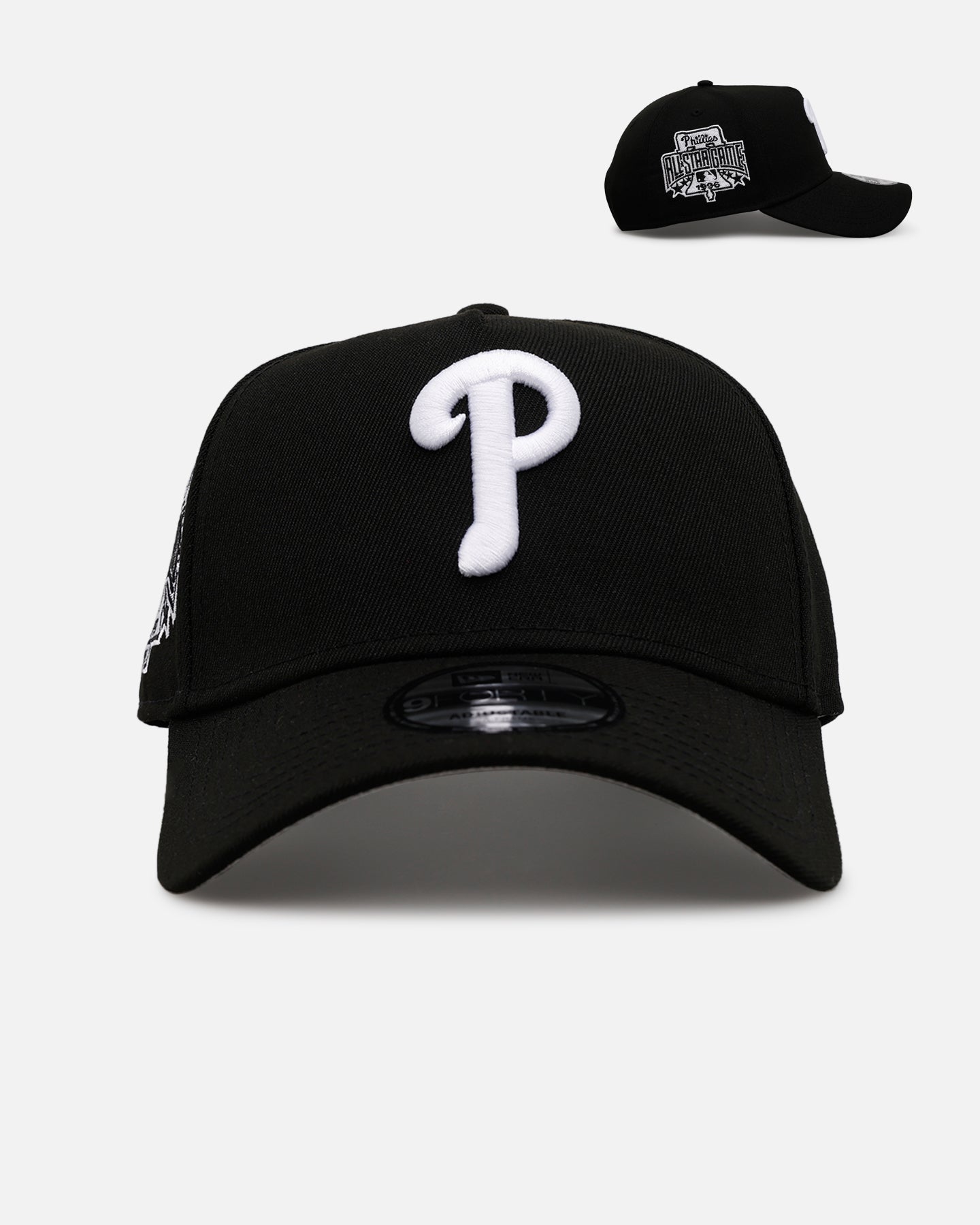 New Era Philadelphia Phillies 'Black And White' 9FORTY A-Frame Snapback Black/White