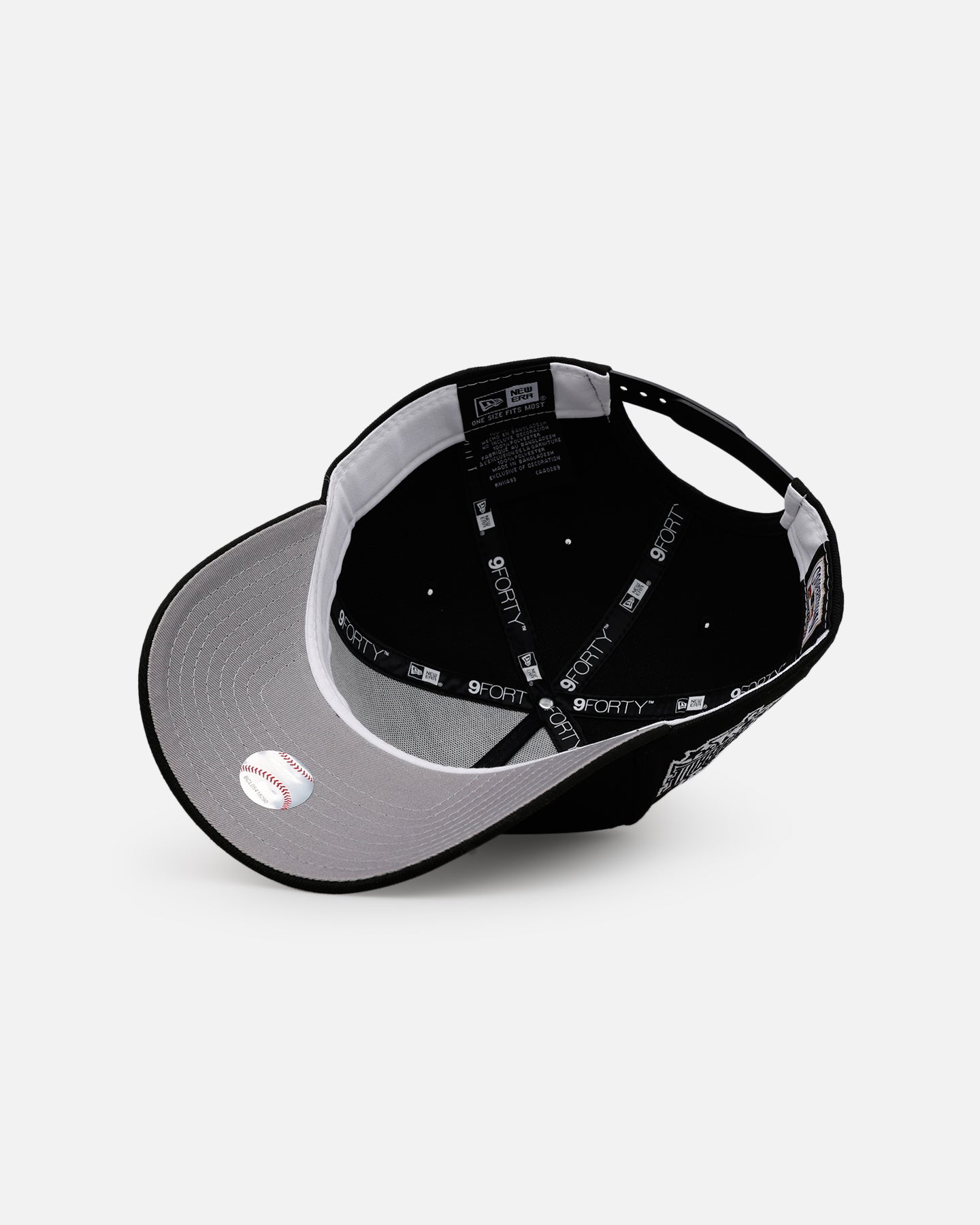 New Era Philadelphia Phillies 'Black And White' 9FORTY A-Frame Snapback Black/White