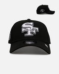 New Era San Francisco 49ers 'Black And White' 9FORTY A-Frame Snapback Black/White
