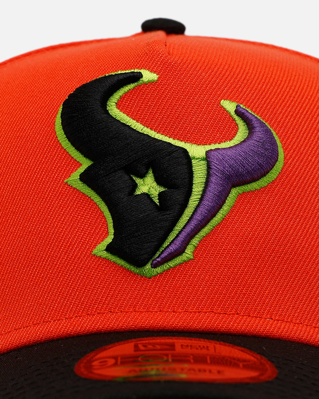 New Era Houston Texans 'Halloween' 9FORTY A-Frame Snapback Orange/Black