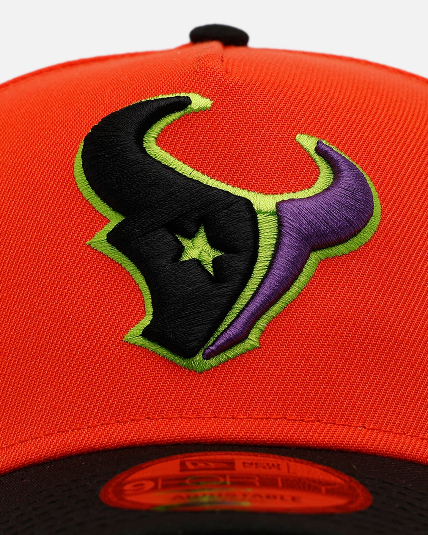 New Era Houston Texans 'Halloween' 9FORTY A-Frame Snapback Orange/Black