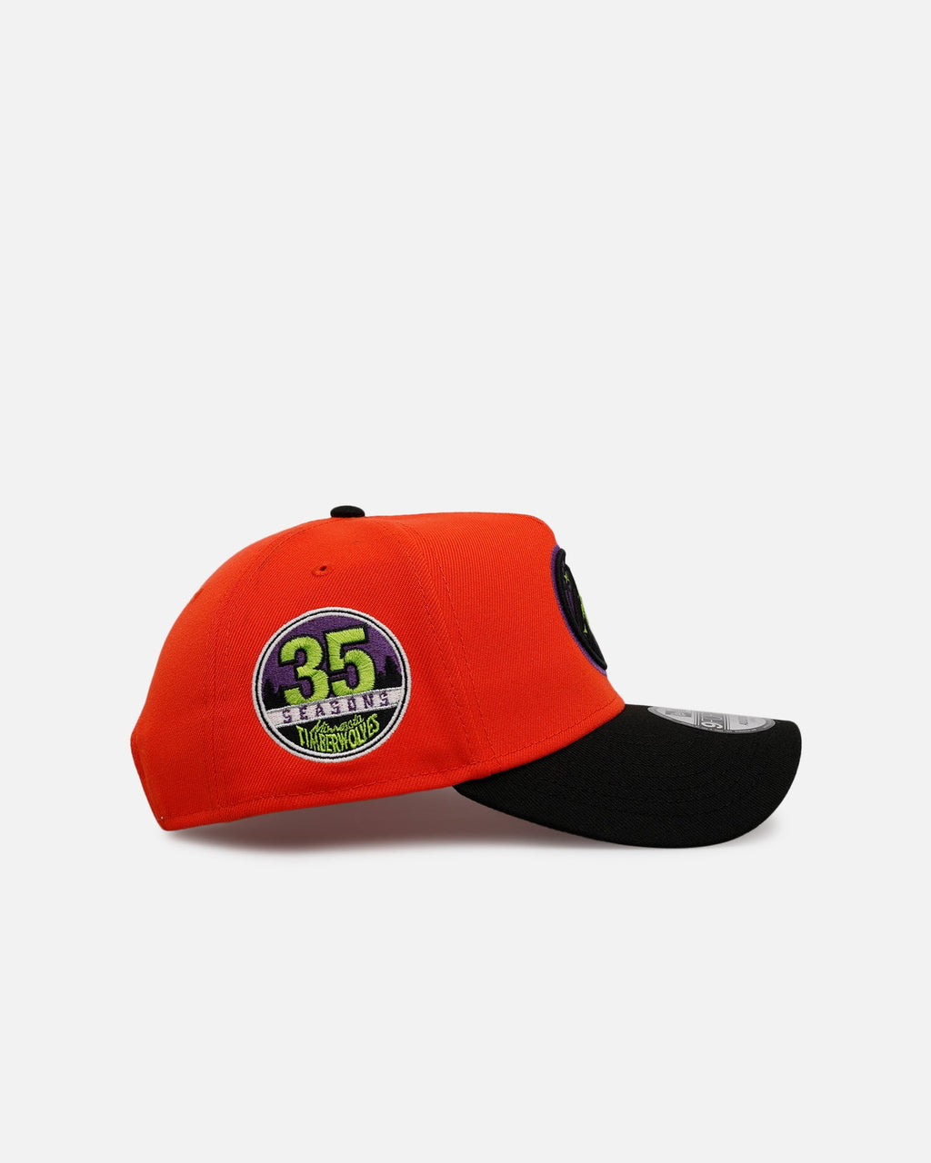 New Era Minnesota Timberwolves 'Halloween' 9FORTY A-Frame Snapback Orange/Black