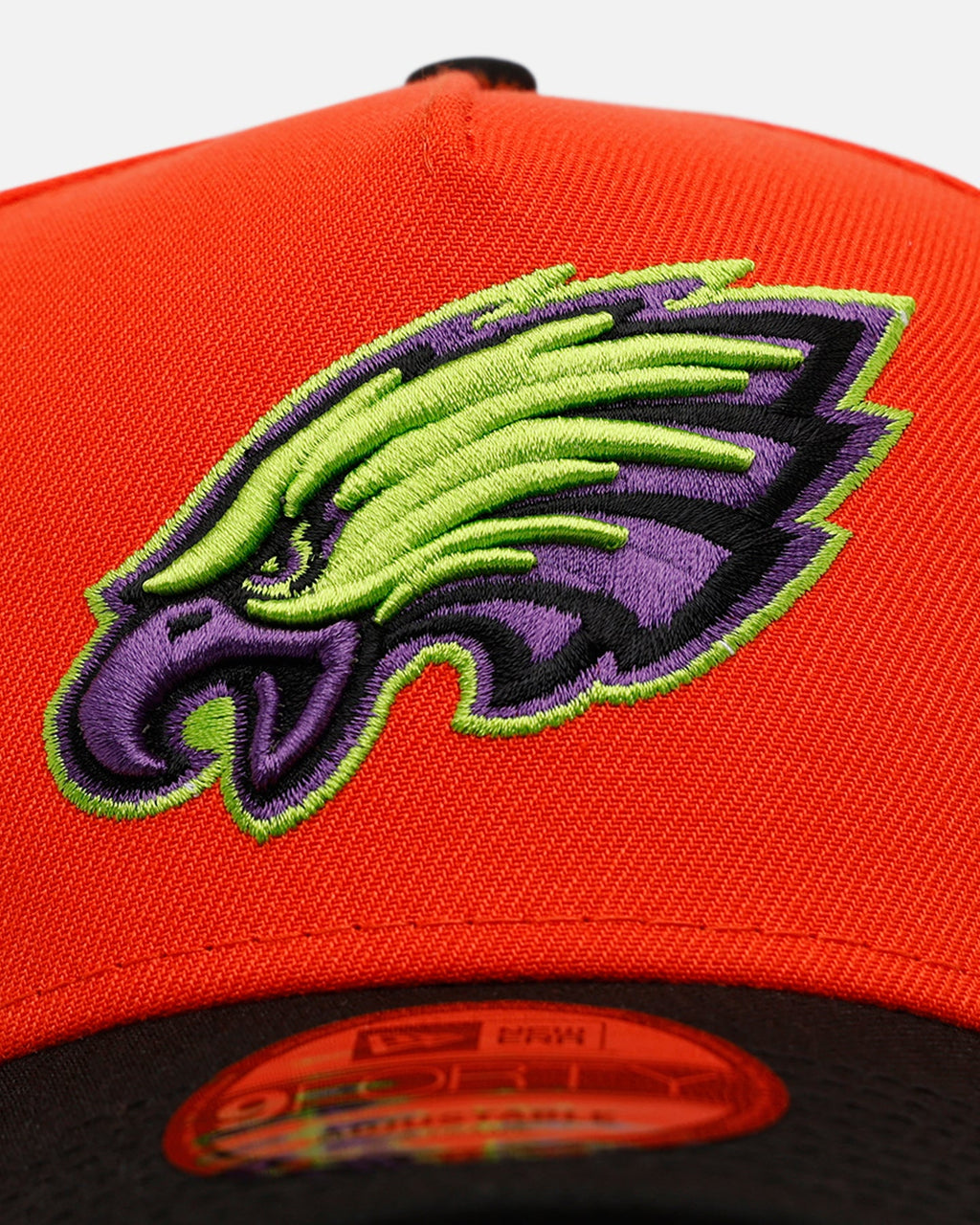 New Era Philadelphia Eagles 'Halloween' 9FORTY A-Frame Snapback Orange/Black