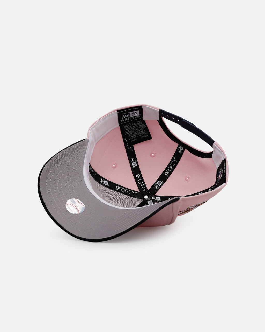 New Era Atlanta Braves 'Pink Crown' 9FORTY A-Frame Snapback Pink