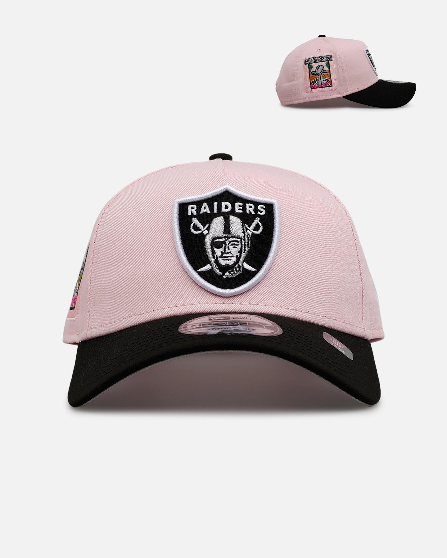 New Era Las Vegas Raiders 'Pink Crown' 9FORTY A-Frame Snapback Pink