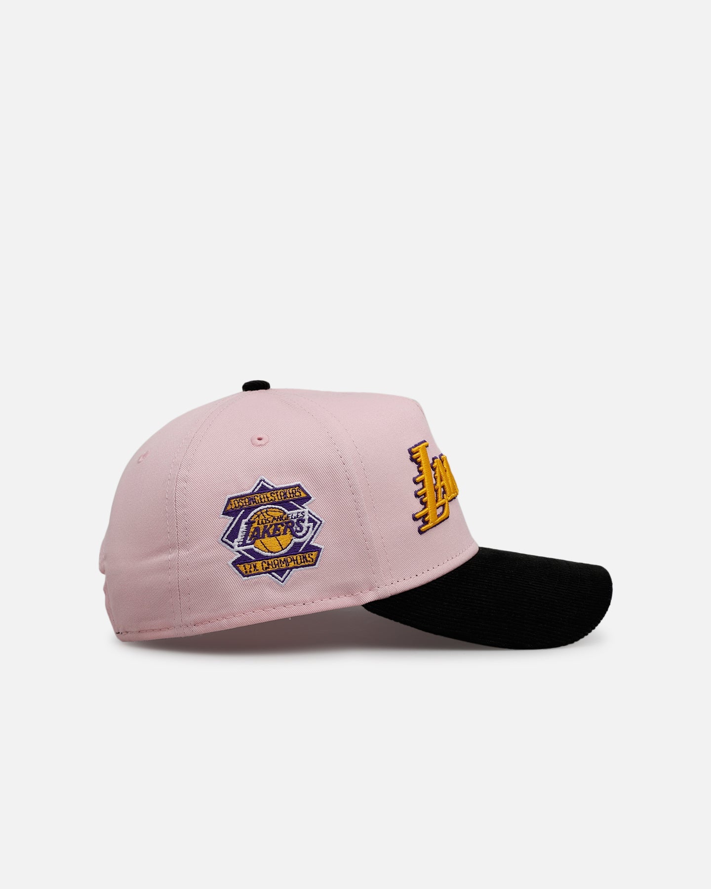 New Era Los Angeles Lakers 'Pink Crown' 9FORTY A-Frame Snapback Pink