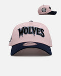 New Era Minnesota Timberwolves 'Pink Crown' 9FORTY A-Frame Snapback Pink