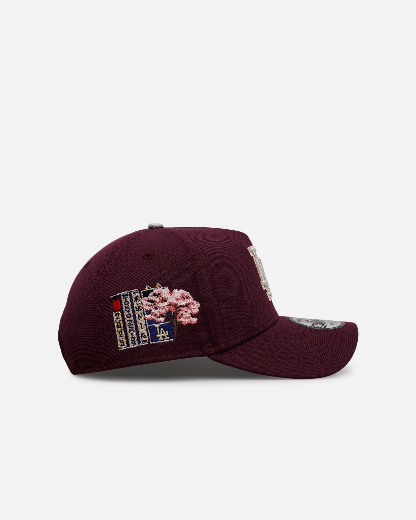 New Era Los Angeles Dodgers 'Plum' 9FORTY A-Frame Snapback Plum