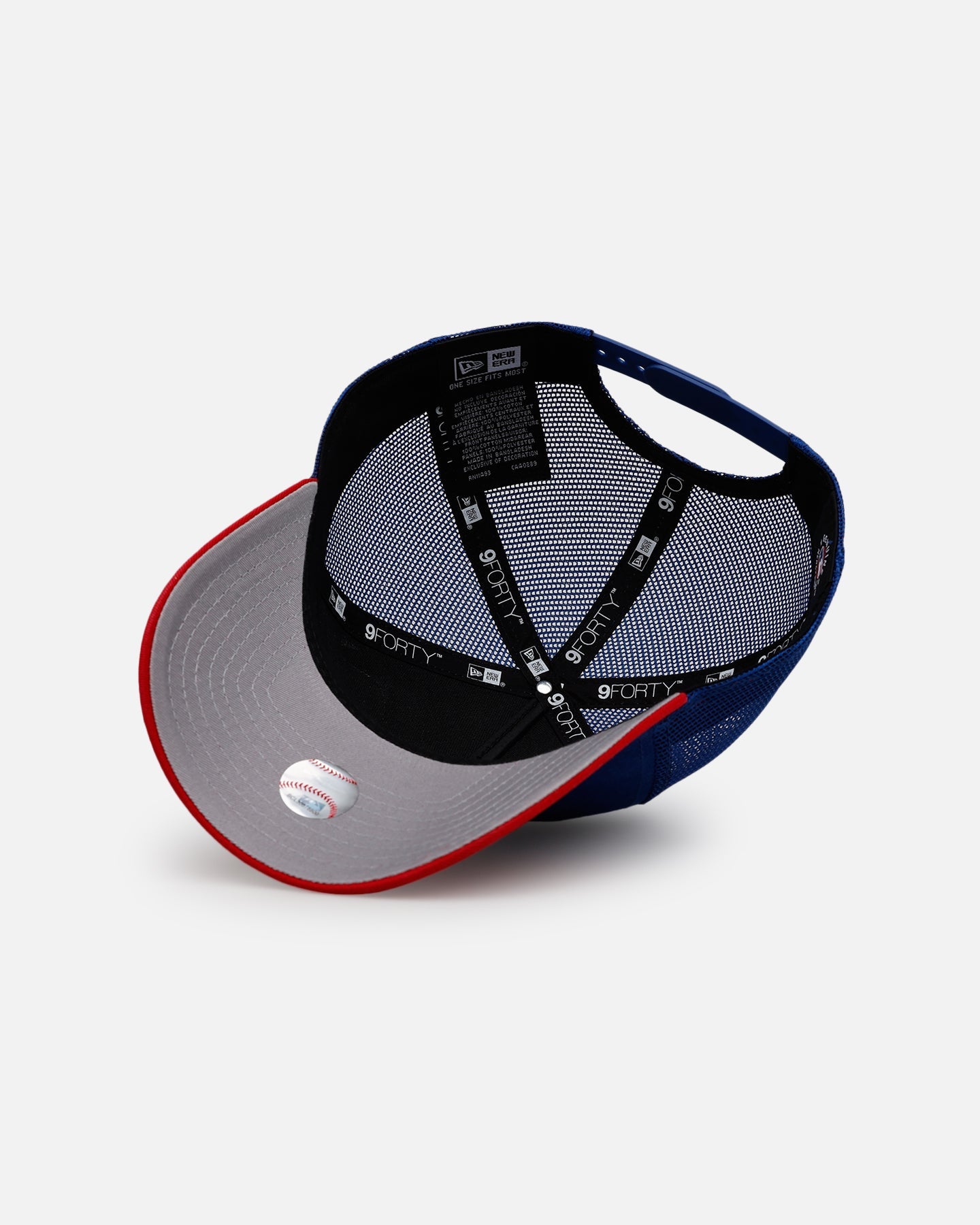 New Era Chicago Cubs 'Washed Truckers' 9FORTY A-Frame Trucker Snapback Official Team Color