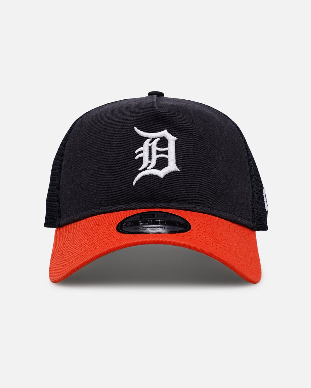 New Era Detroit Tigers 'Washed Truckers' 9FORTY A-Frame Trucker Snapback Official Team Color