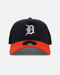 New Era Detroit Tigers 'Washed Truckers' 9FORTY A-Frame Trucker Snapback Official Team Color