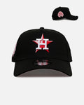 New Era Houston Astros 'Black And Pink' 9FORTY A-Frame Snapback Black/Pink