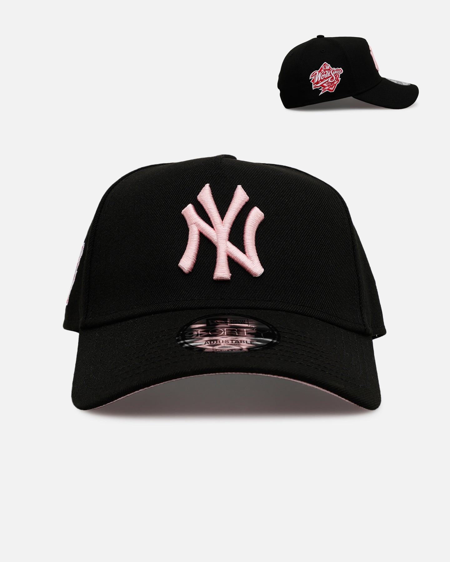 New Era New York Yankees 'Black And Pink' 9FORTY A-Frame Snapback Black/Pink