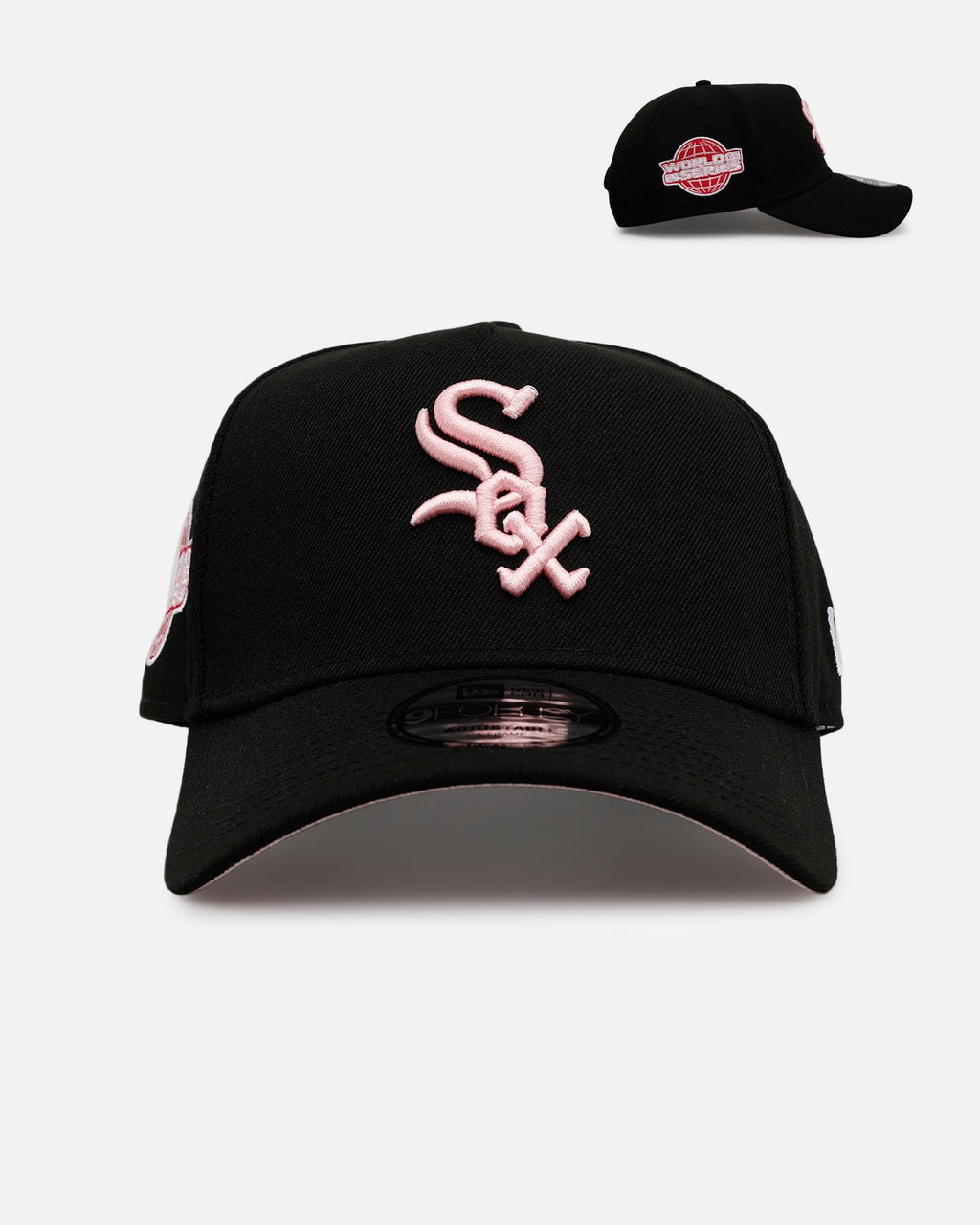 New Era Chicago White Sox 'Black And Pink' 9FORTY A-Frame Snapback Black/Pink