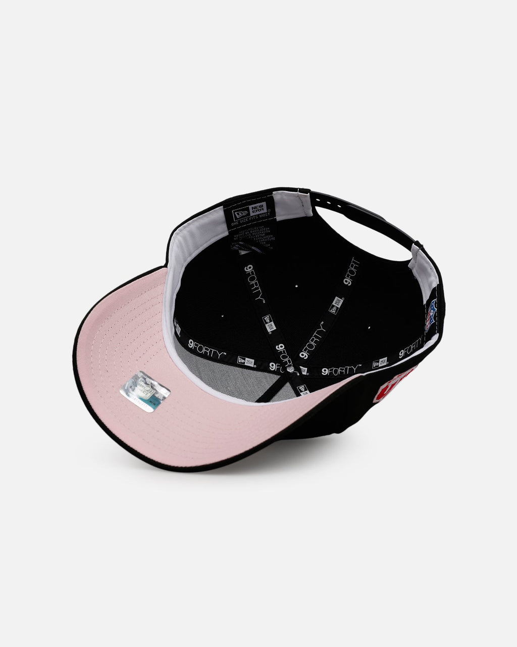 New Era Detroit Lions 'Black And Pink' 9FORTY A-Frame Snapback Black/Pink