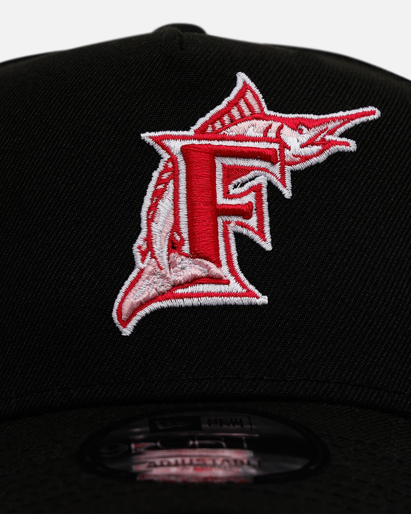 New Era Florida Marlins 'Black And Pink' 9FORTY A-Frame Snapback Black/Pink