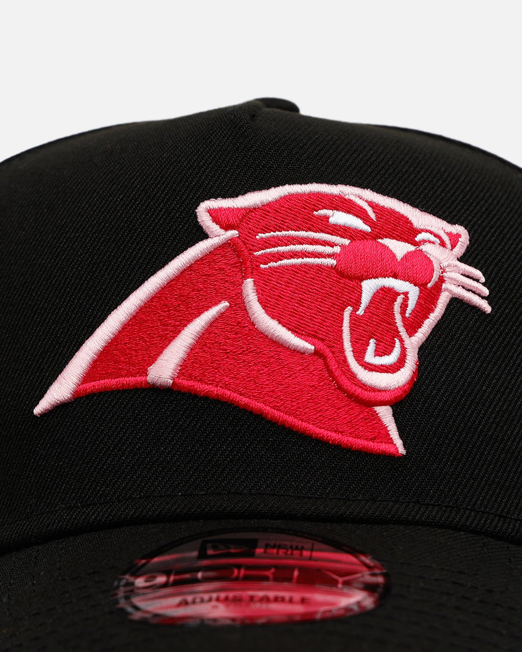 New Era Carolina Panthers 'Black And Pink' 9FORTY A-Frame Snapback Black/Pink