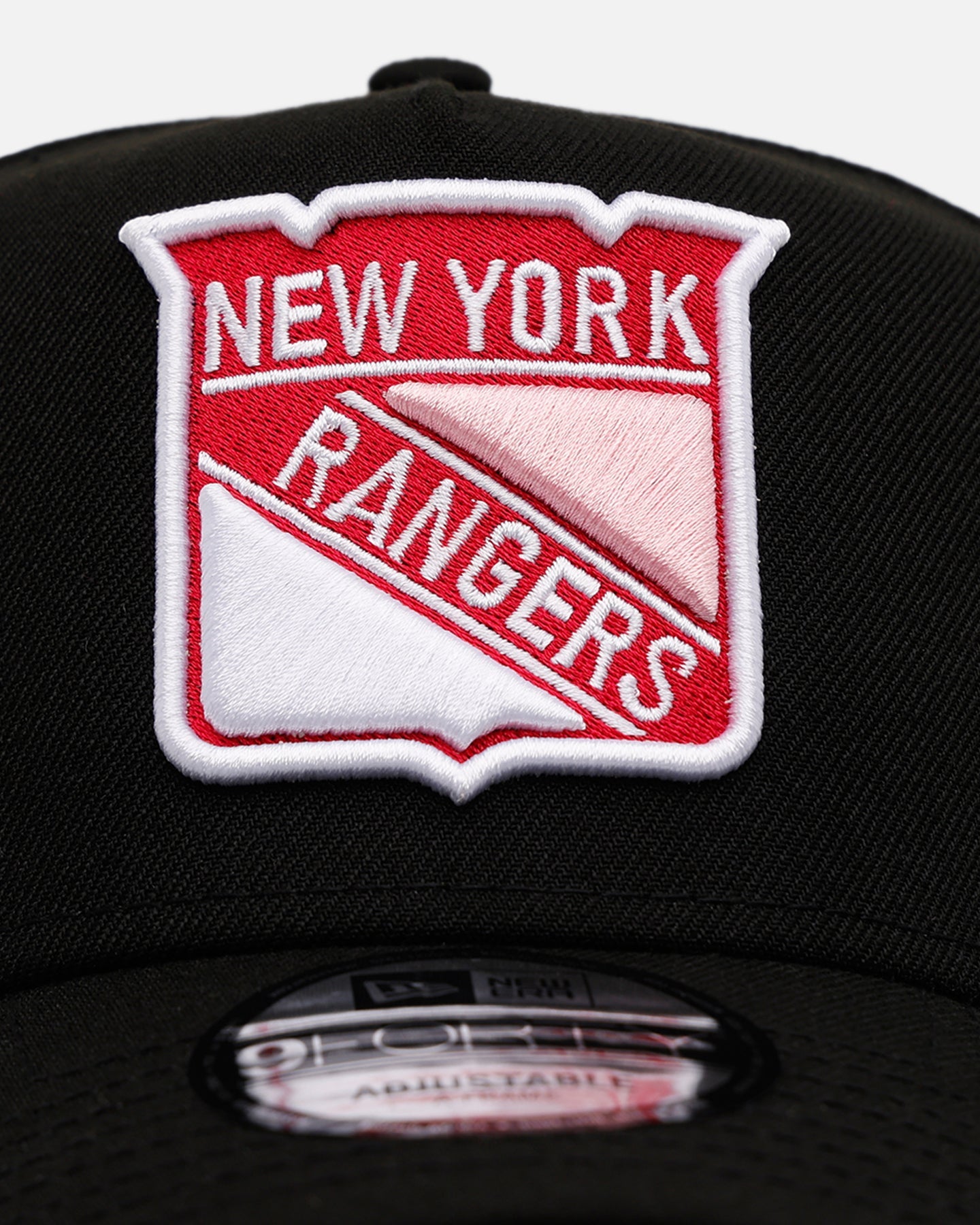 New Era New York Rangers 'Black And Pink' 9FORTY A-Frame Snapback Black/Pink