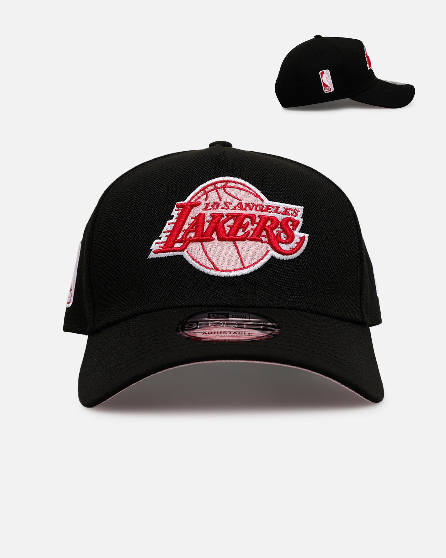 New Era Los Angeles Lakers 'Black And Pink' 9FORTY A-Frame Snapback Black/Pink