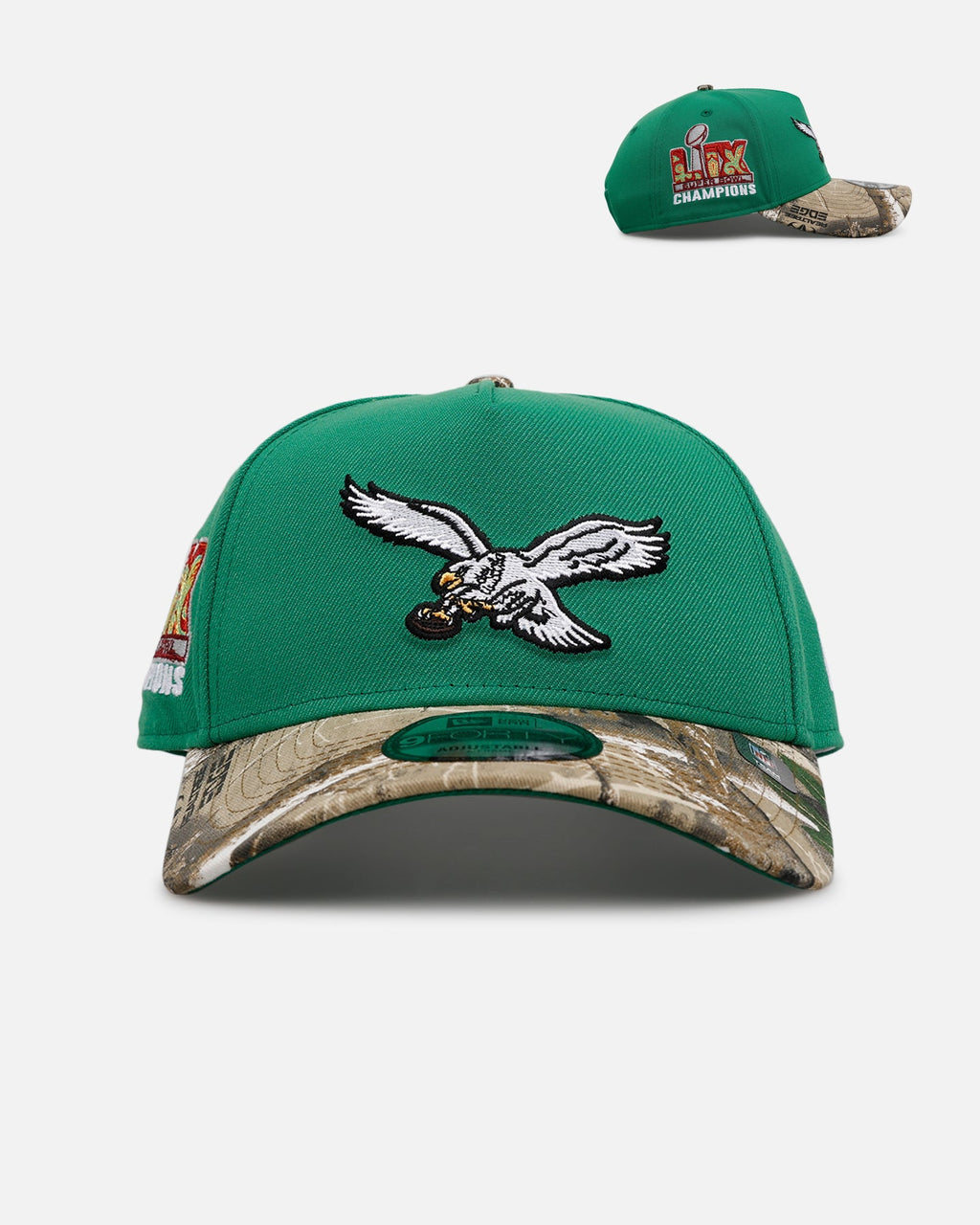 New Era Philadelphia Eagles 'Realtree Visor' 9FORTY A-Frame Snapback Official Team Color