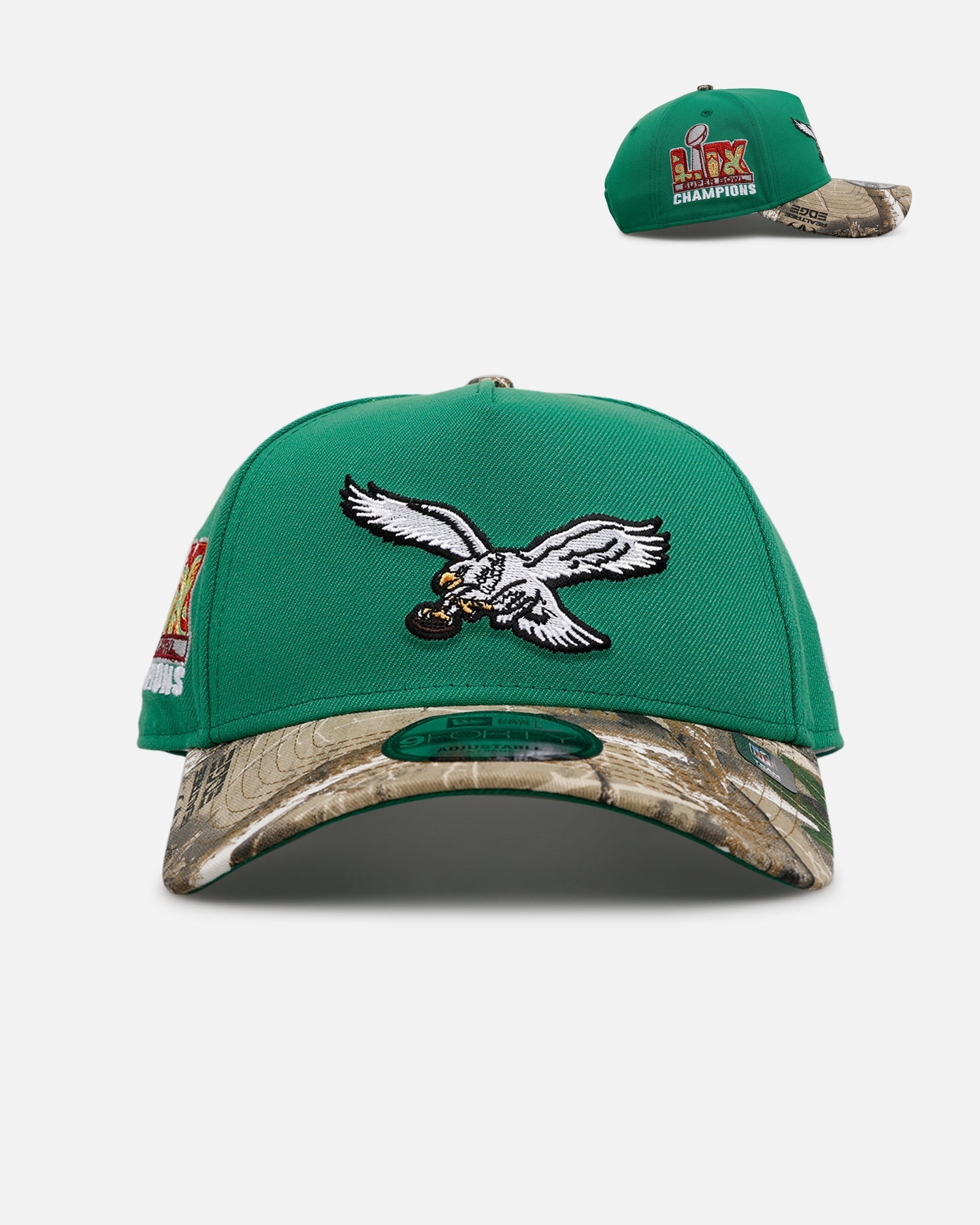 New Era Philadelphia Eagles 'Realtree Visor' 9FORTY A-Frame Snapback Official Team Color