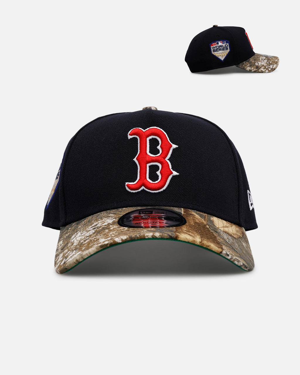 New Era Boston Red Sox 'Realtree Visor' 9FORTY A-Frame Snapback Official Team Color