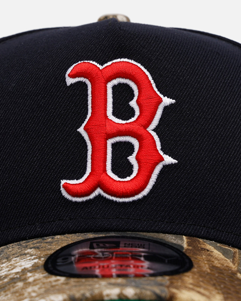 New Era Boston Red Sox 'Realtree Visor' 9FORTY A-Frame Snapback Official Team Color