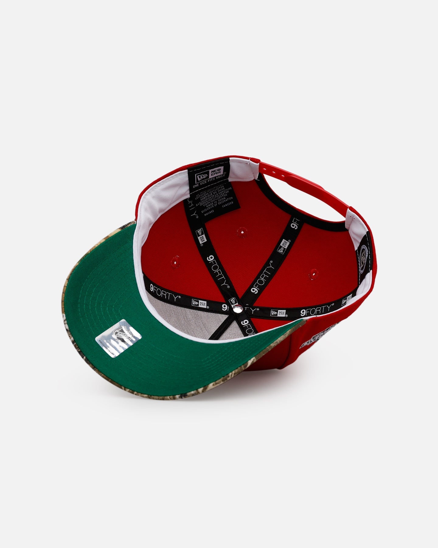 New Era Chicago Blackhawks 'Realtree Visor' 9FORTY A-Frame Snapback Official Team Color