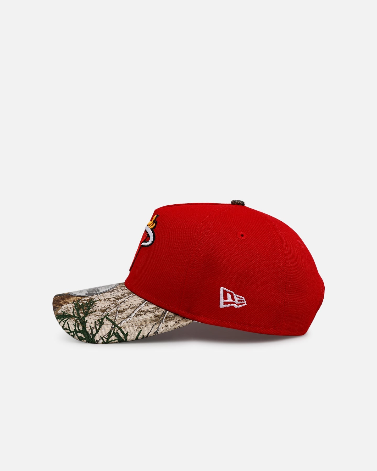 New Era Miami Heat 'Realtree Visor' 9FORTY A-Frame Snapback Official Team Color