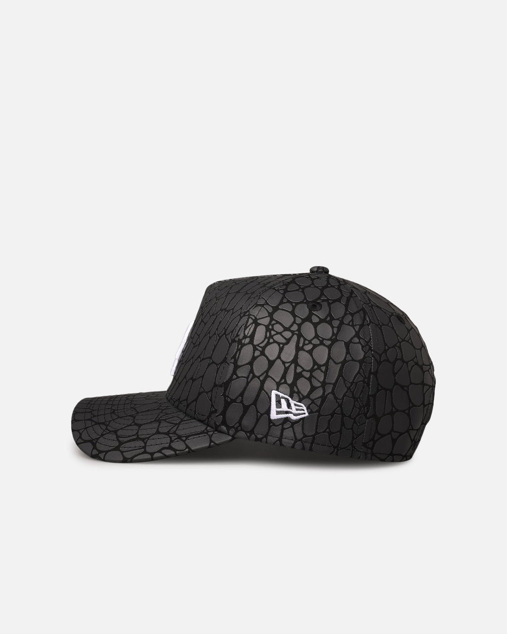 New Era Los Angeles Dodgers 'Croc Skin' 9FORTY A-Frame Snapback Black