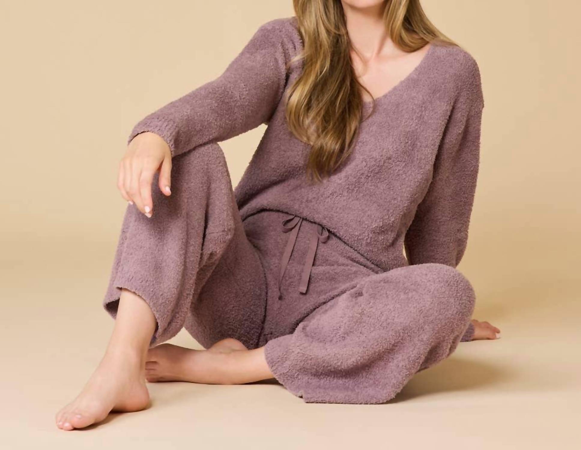 Softies - Marshmallow V Neck Lounge Set