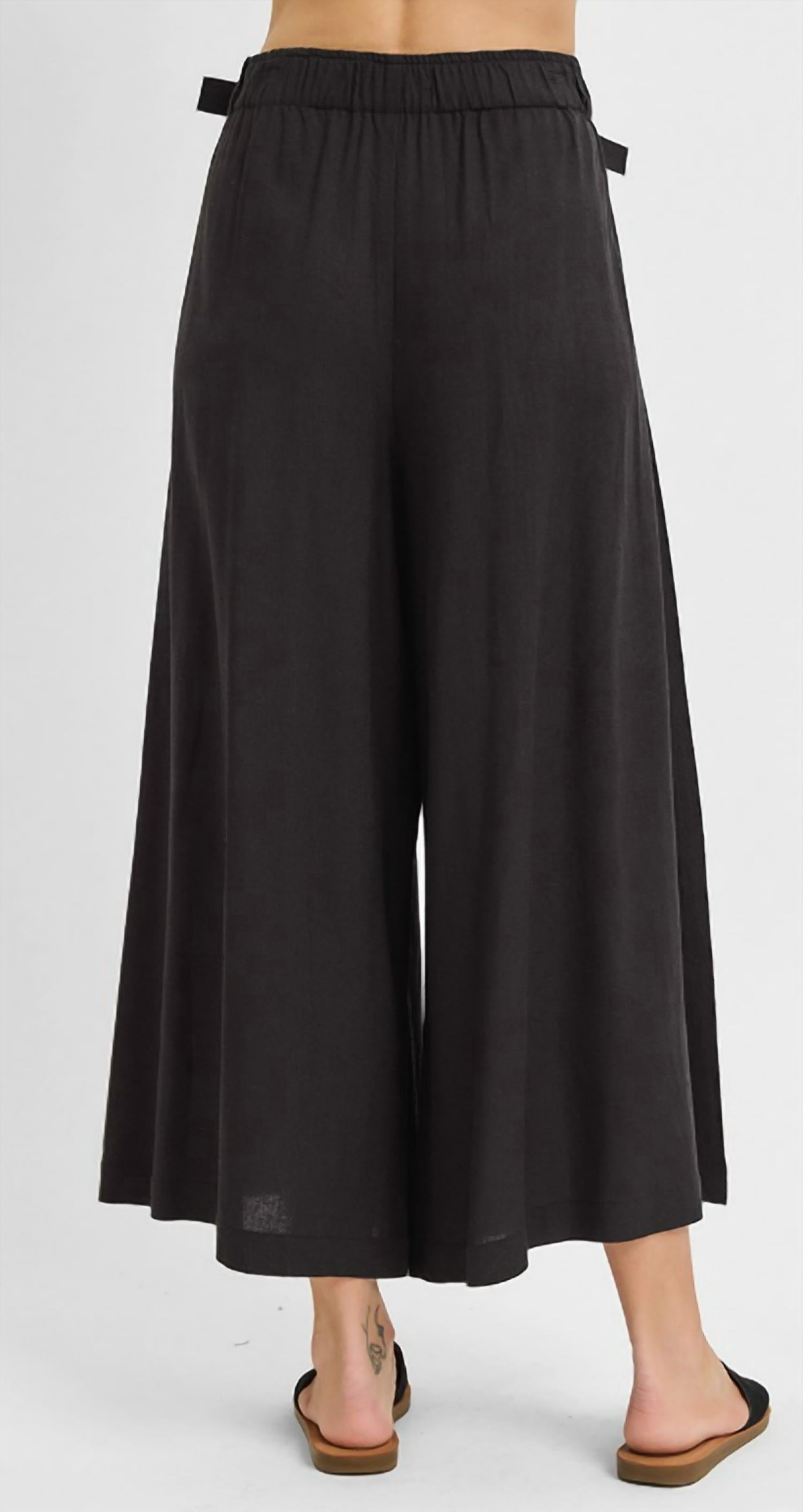 Risen - Wide Leg Linen Pants