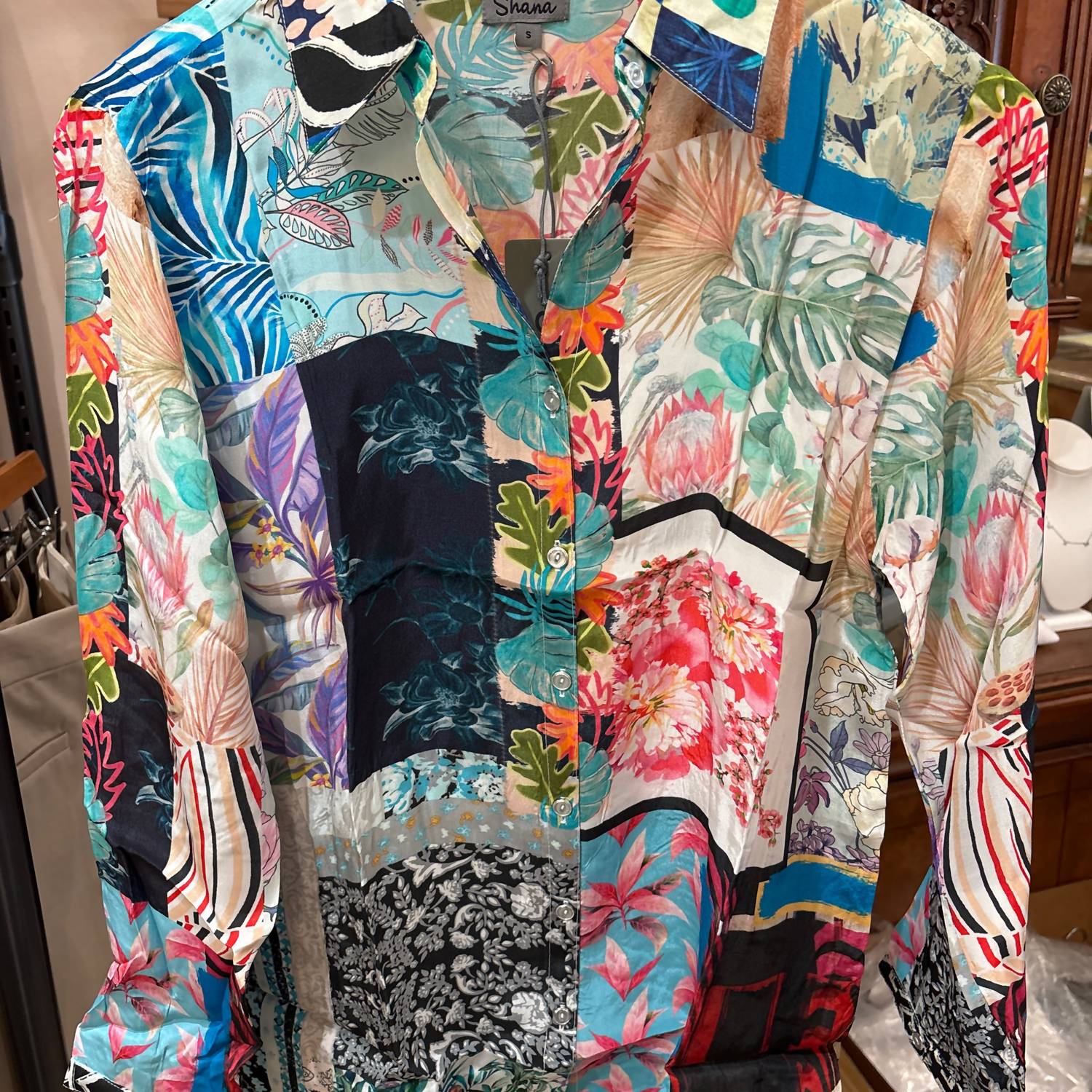 Shana Apparel - Silk Viscose Button Down Shirt