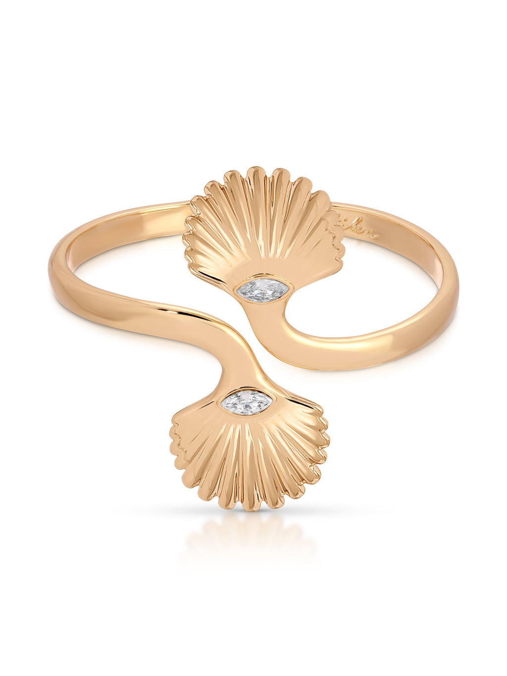 Santorini Shell Cuff Bracelet
