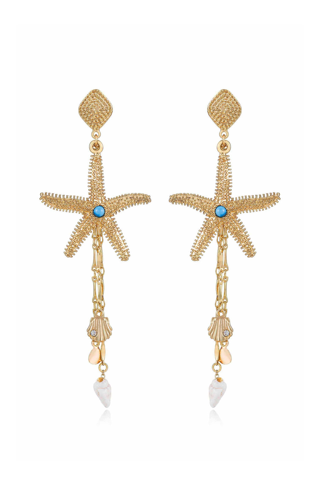 Starfish Seeker Drop Earrings