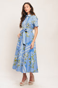 SWEET SOPHISTICATE SHORT SLEEVE MIDI DRESS