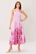 ROSELIGHT DREAM LIGHT PINK MIDI DRESS