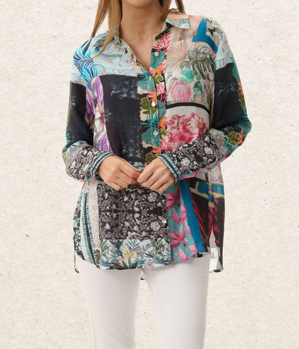 Shana Apparel - Silk Viscose Button Down Shirt