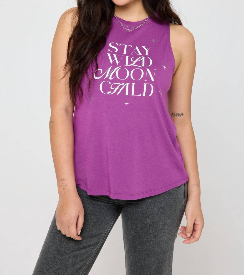 Spiritual Gangster - Wild Moon Jade Muscle Tank