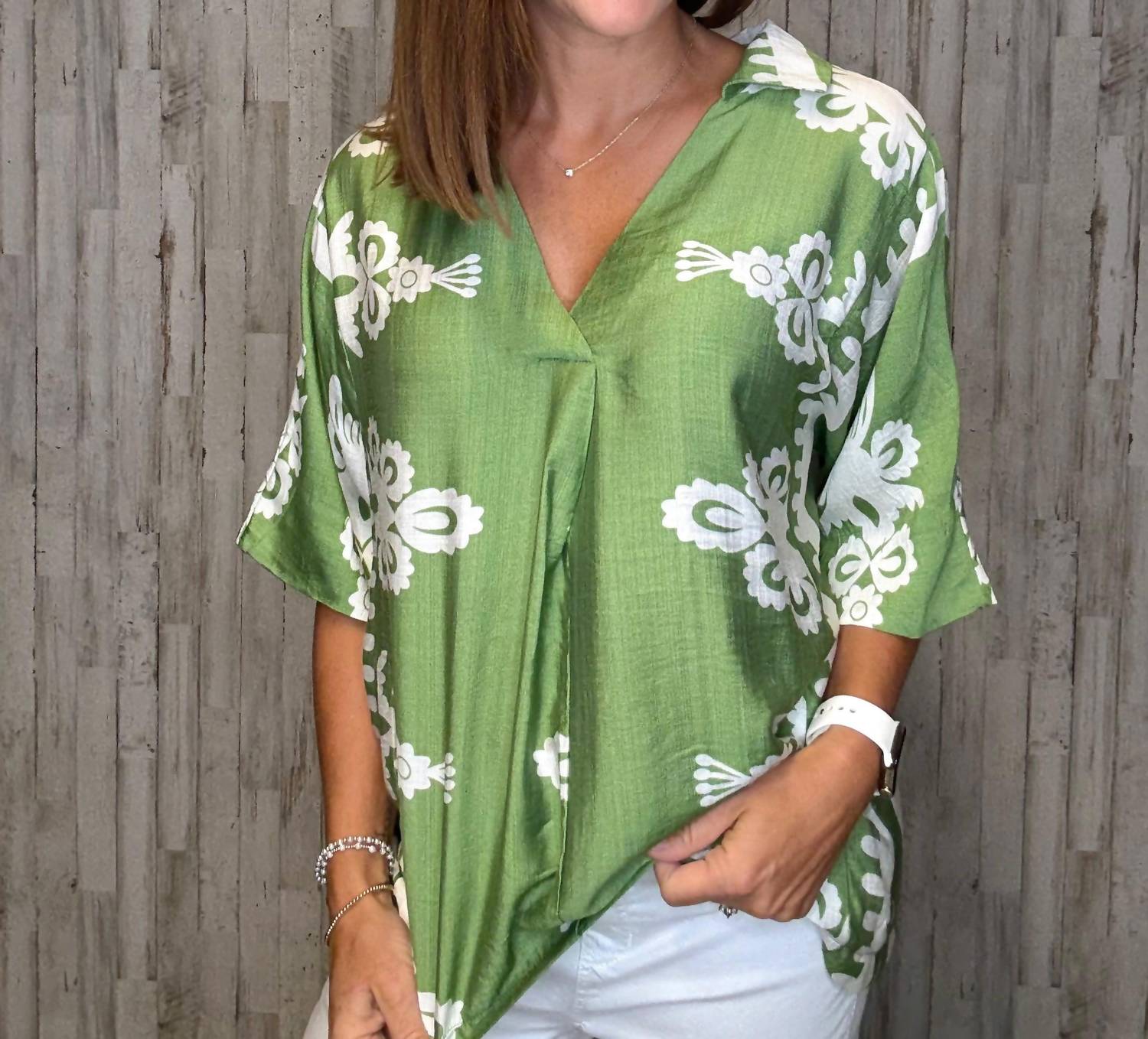 Umgee - Laney V-neck Top