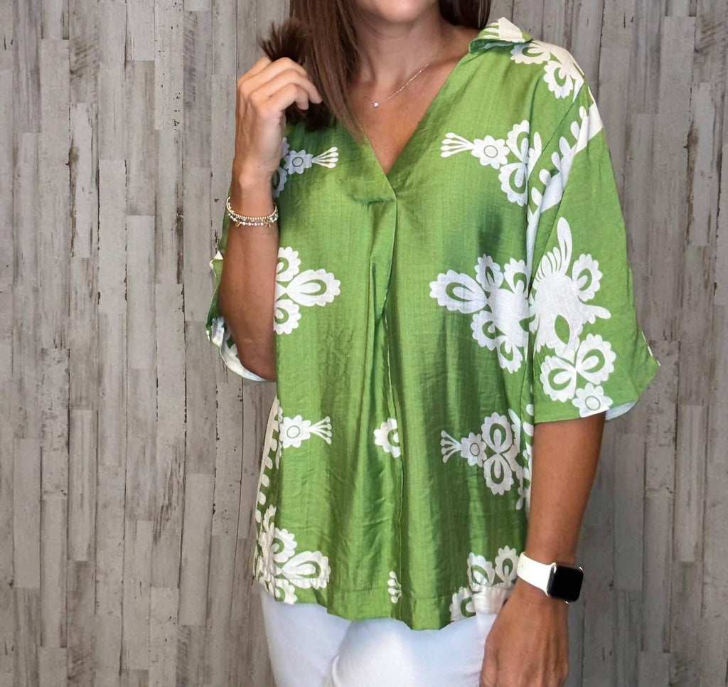 Umgee - Laney V-neck Top